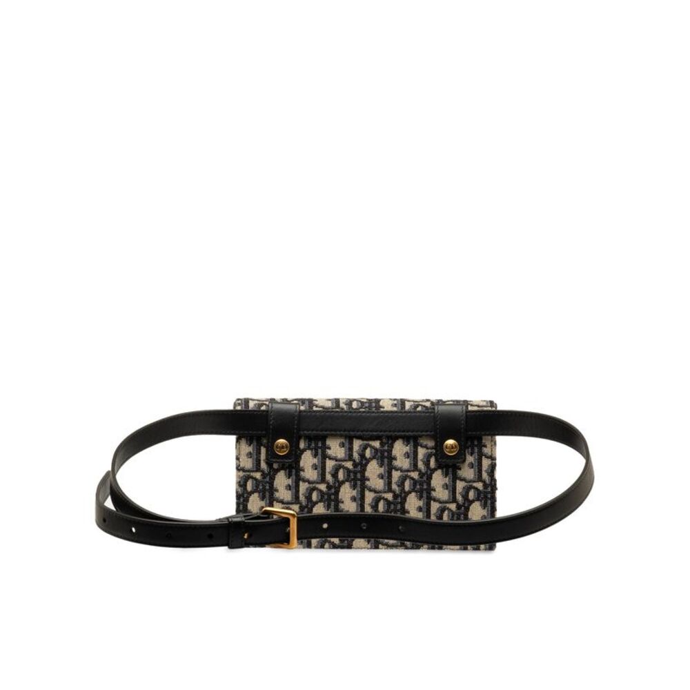 Pre Loved Dior Oblique Saddle Belt Bag - Picture 3 of 8